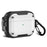 Earphone Case for AirPods Pro 2 PC+TPU Bluetooth-compatible Earbud Cover with Hanging Buckle - White - 1