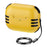 Dustproof Case for AirPods Pro 2 Bluetooth-compatible Earbud Hard PC Cover with Hanging Buckle - Yellow - 1