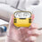 Dustproof Case for AirPods Pro 2 Bluetooth-compatible Earbud Hard PC Cover with Hanging Buckle - Yellow - 4