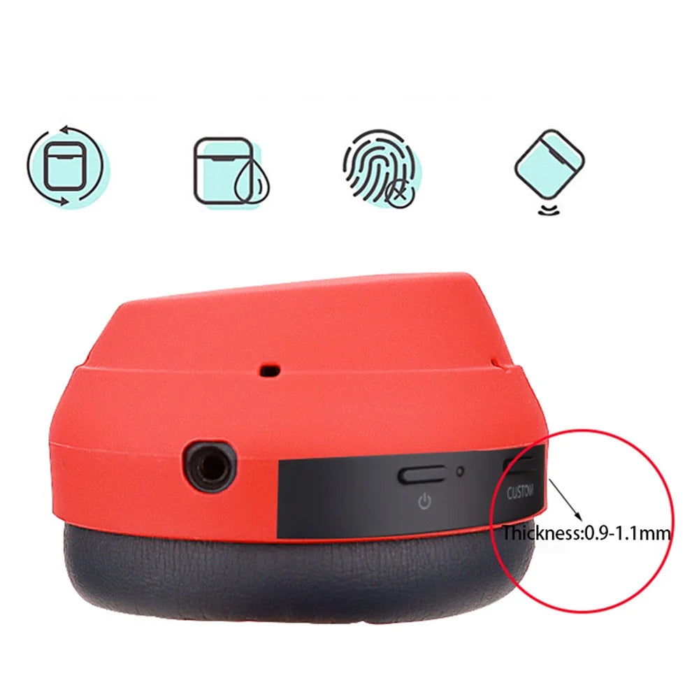 1 Pair For Sony WH-1000XM4 / WH-1000XM3 Headphone Protective Case Earmuff Shell Silicone Cover - Black - 3