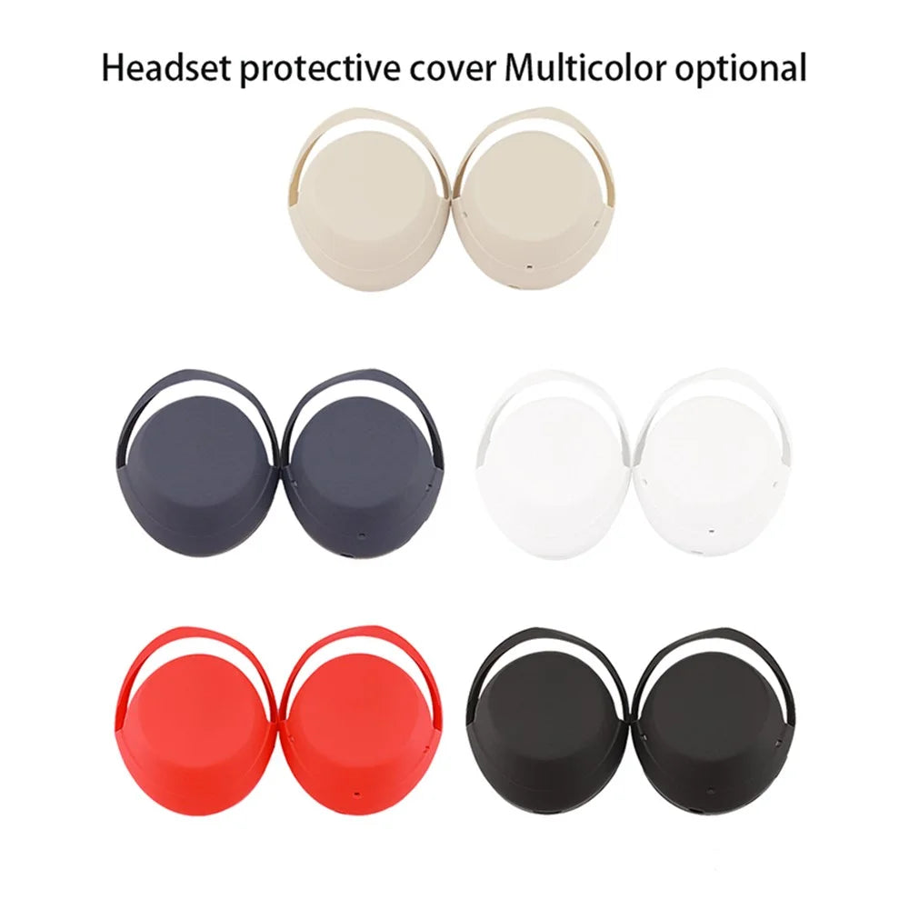 1 Pair For Sony WH-1000XM4 / WH-1000XM3 Headphone Protective Case Earmuff Shell Silicone Cover - Black - 5