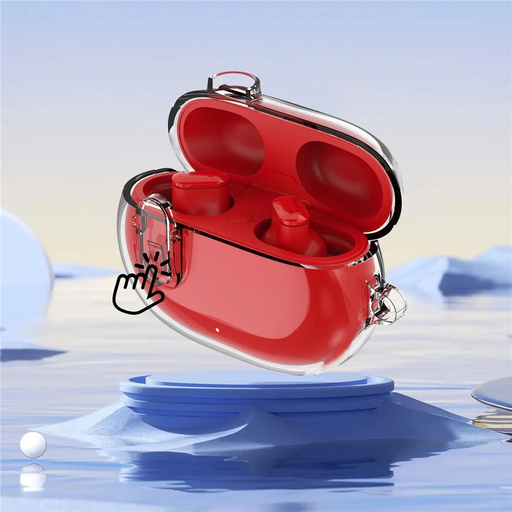 For Beats Studio Buds / Buds+ Clear Case TPU+PC Full-Body Protection Cover - Transparent - 3