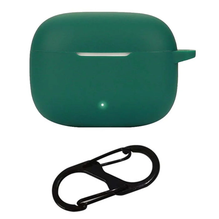 For HONOR LCHSE X5i Shockproof Silicone Case Bluetooth-compatible Headset Sleeve Cover with Buckle - Blackish Green - 1