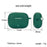 For HONOR LCHSE X5i Shockproof Silicone Case Bluetooth-compatible Headset Sleeve Cover with Buckle - Blackish Green - 6