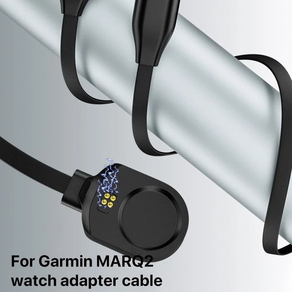 1m USB Charging Base for Garmin MARQ 2 Athlete / Adventurer / Captain Charging Cable Smart Watch Charger - 2