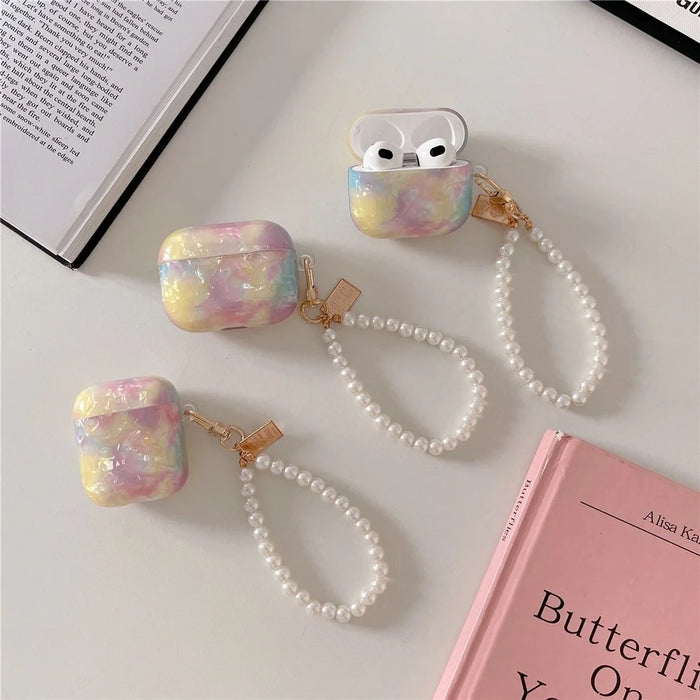 Shockproof Case for Apple AirPods 3 Charging Case Soft TPU Cover with Pendant Buckle - 5