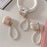 Protective Case for Apple AirPods Pro Charging Case Soft TPU Cover with Pendant Buckle - 5