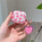 For Apple AirPods 3 Charging Case Cover with Buckle, Heart Decor Bluetooth-compatible Headset Soft TPU Case - 2