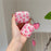 For Apple AirPods Pro Soft TPU Case Wireless Headset Charging Case Cover with Buckle, Heart Decor - 4