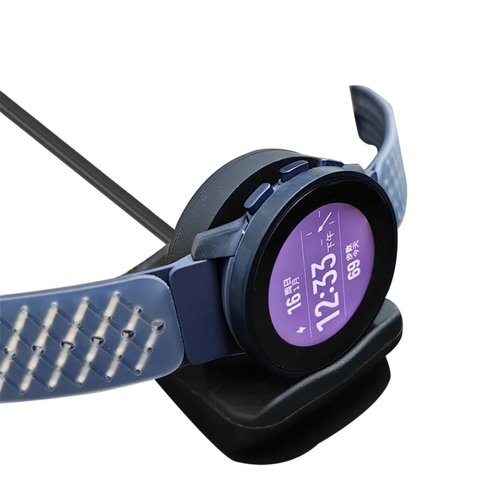 For Suunto 9 Peak Charger Stand Anti-Slip Smart Watch Silicone Charger Holder - Black - 2