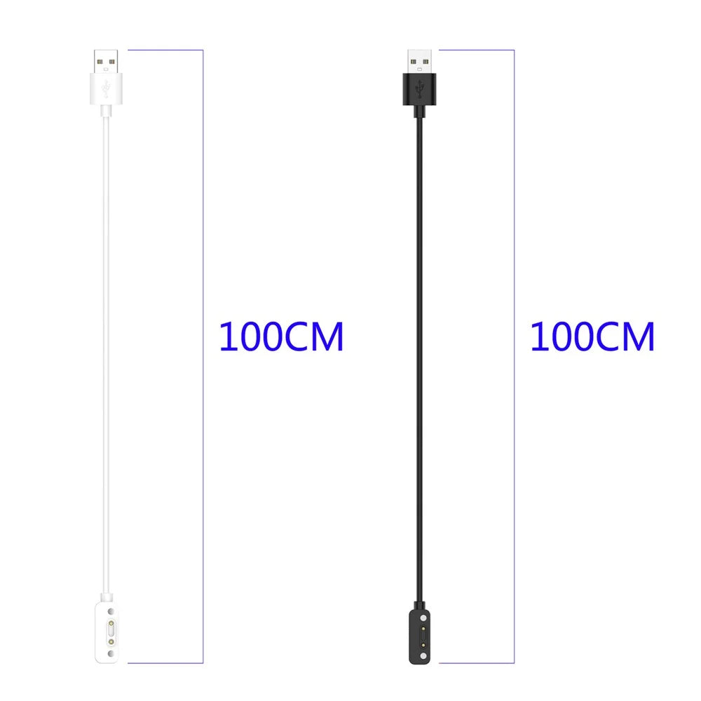 For Xplora X6 Play Kids Smart Watch Charger Cord Magnetic USB Charging Cable, 100cm - White - 6