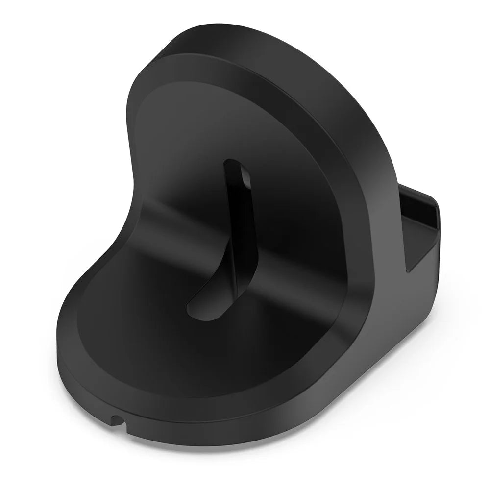For Google Pixel Watch 2 Silicone Charger Holder with USB Charging Cable Anti-Slip Smart Watch Charger Stand - Black - 5