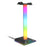 PIWIJOY EB05 RGB Gaming Headset Stand with 2 USB Ports, Headphone Holder with 10 Light Modes for Gamers PC Earphone Accessories - Black - 1