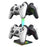 PIIFOXER EB03 RGB Controller Display Stand with Memory Function, Gaming Headset Holder with 2 USB2.0, Type-C Ports - 2