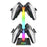 PIIFOXER EB03 RGB Controller Display Stand with Memory Function, Gaming Headset Holder with 2 USB2.0, Type-C Ports - 3