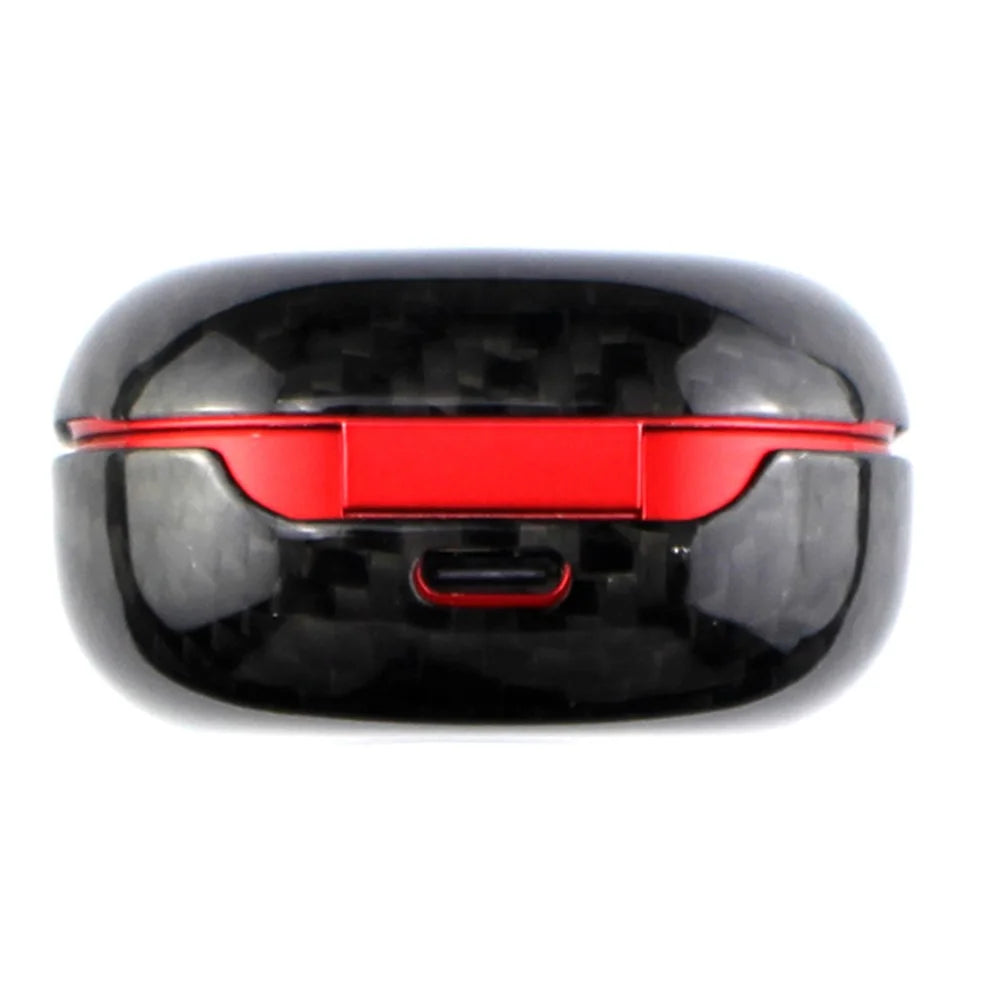For Samsung Galaxy Buds Pro Aramid Fiber Case Bluetooth-compatible Headset Sleeve Earphone Cover - Glossy Black - 5