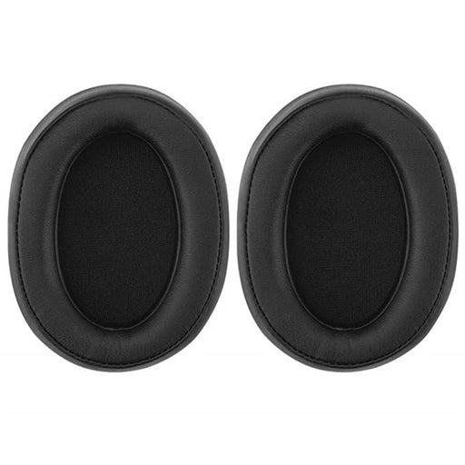 1 Pair For Sony MDR-100ABN / WH-H900N Headphone Protein Leather Ear Pads+Mini Crowbar+Head Beam Sleeve - Black - 2