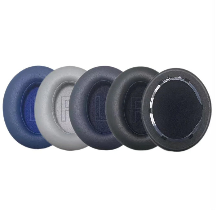 1 Pair Ear Pads for Anker Soundcore Life Q20 Protein Leather Headphone Ear Cushions with Mini Crowbar - Black - 2