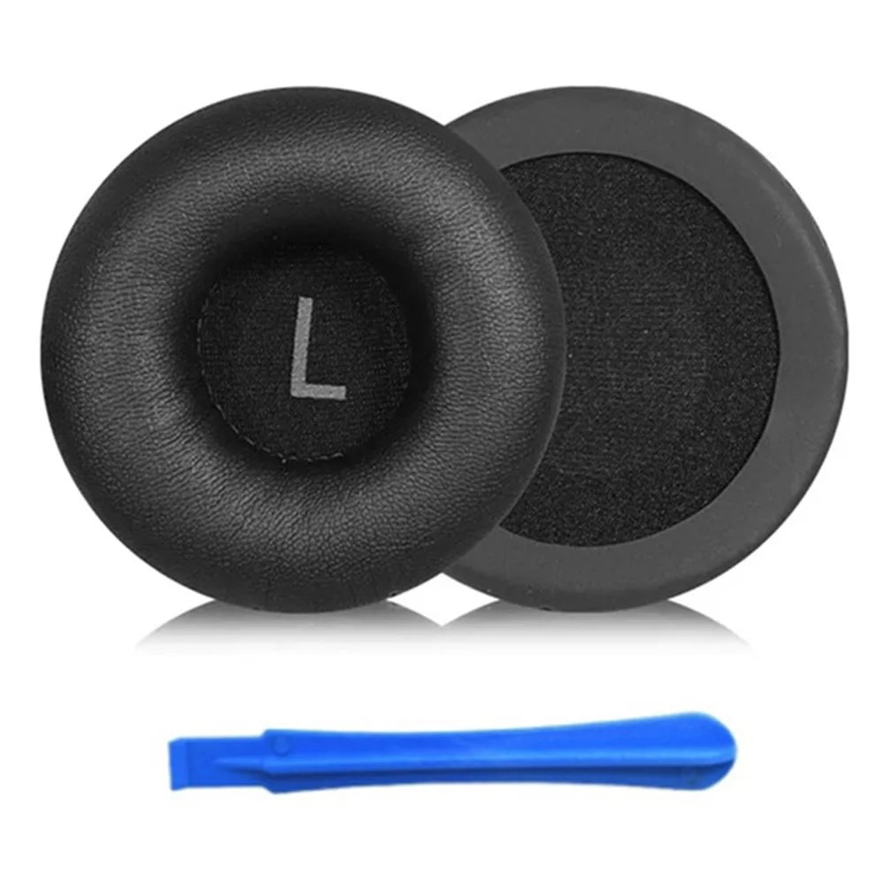 1 Pair For Philips TAH4205 / TAH4105 Soft Leather Ear Pads Headphone Ear Cushions with Mini Crowbar - Black - 1