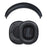 1 Pair Ear Pads for EDIFIER HECATE G2 Protein Leather+Sponge Headset Ear Caps with Head Beam Sleeve - Black - 1