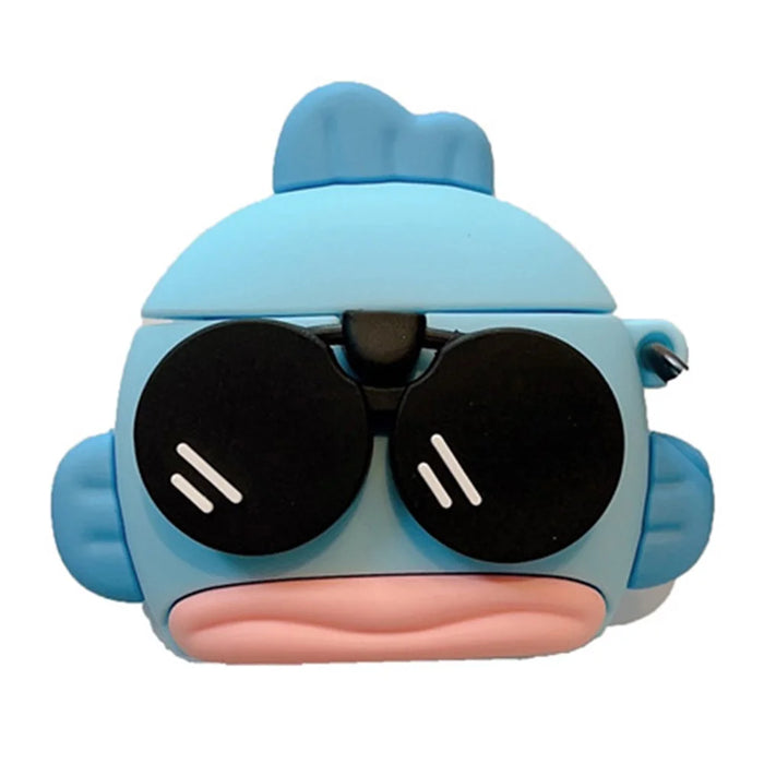 Clownfish Silicone Cover for AirPods with Charging Case (2016)  /  (2019)  /  AirPods with Wireless Charging Case (2019) Protective Case - 1