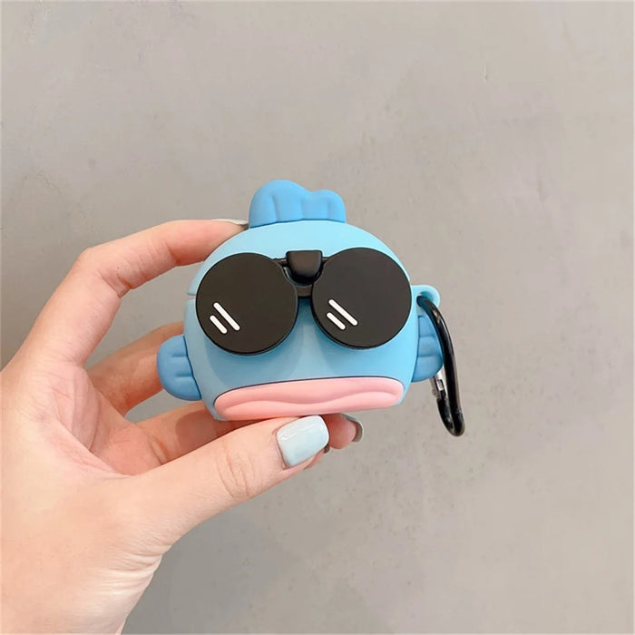 Clownfish Silicone Cover for AirPods with Charging Case (2016)  /  (2019)  /  AirPods with Wireless Charging Case (2019) Protective Case - 3