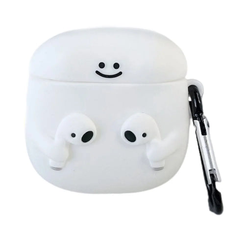 Cartoon Silicone Cover for AirPods with Charging Case (2016)  /  (2019)  /  AirPods with Wireless Charging Case (2019) Anti-drop Case - 1