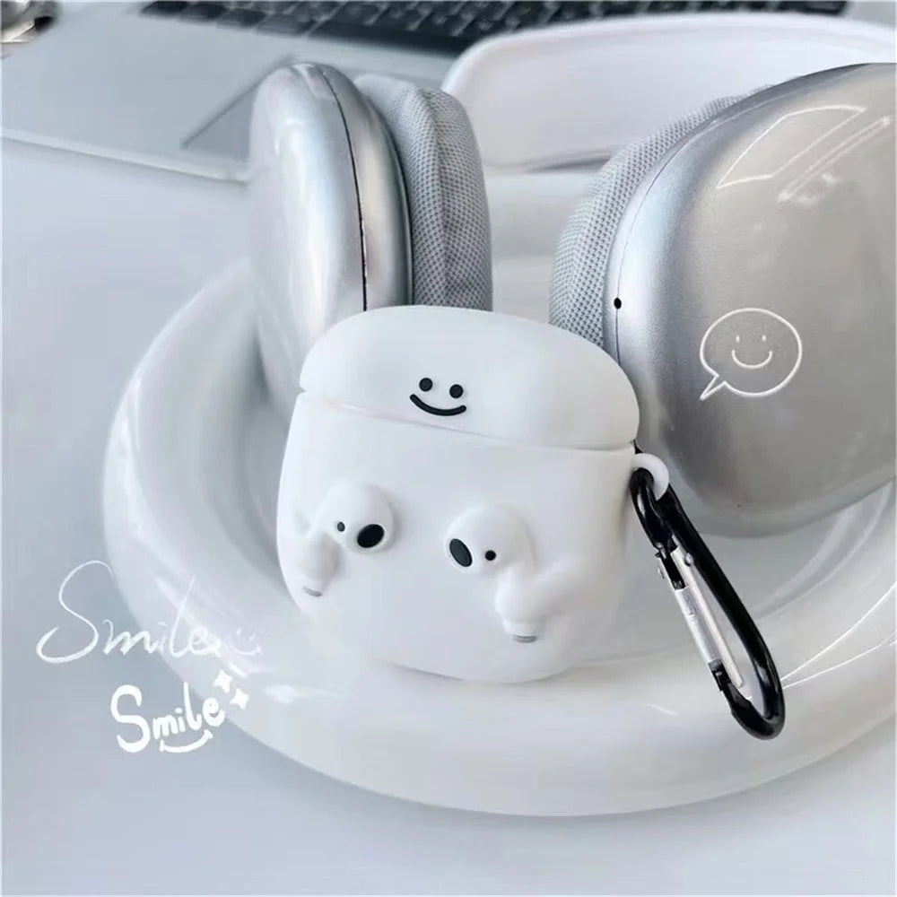 Cartoon Silicone Cover for AirPods with Charging Case (2016)  /  (2019)  /  AirPods with Wireless Charging Case (2019) Anti-drop Case - 2