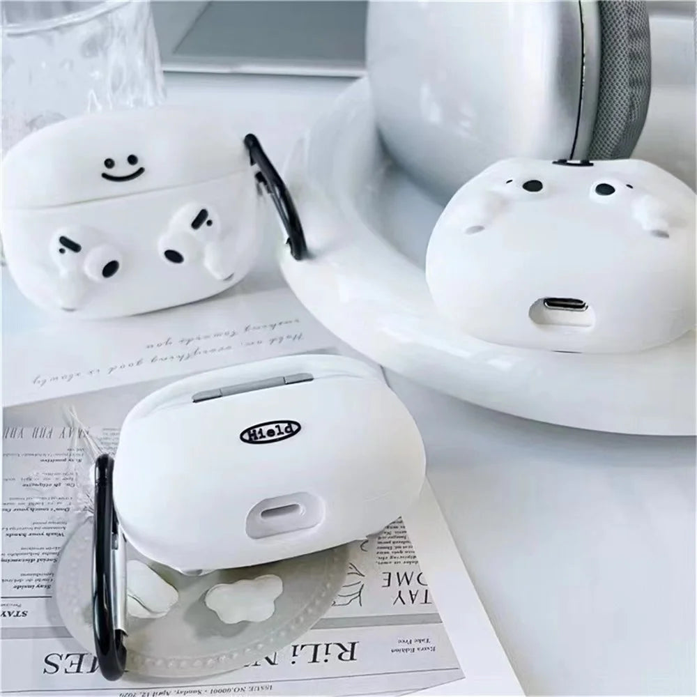 Cartoon Silicone Cover for AirPods with Charging Case (2016)  /  (2019)  /  AirPods with Wireless Charging Case (2019) Anti-drop Case - 5