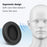1 Pair For Beats Studio Pro Ear Cushions Protein Leather + Memory Foam Headphone Earpads - Black - 2