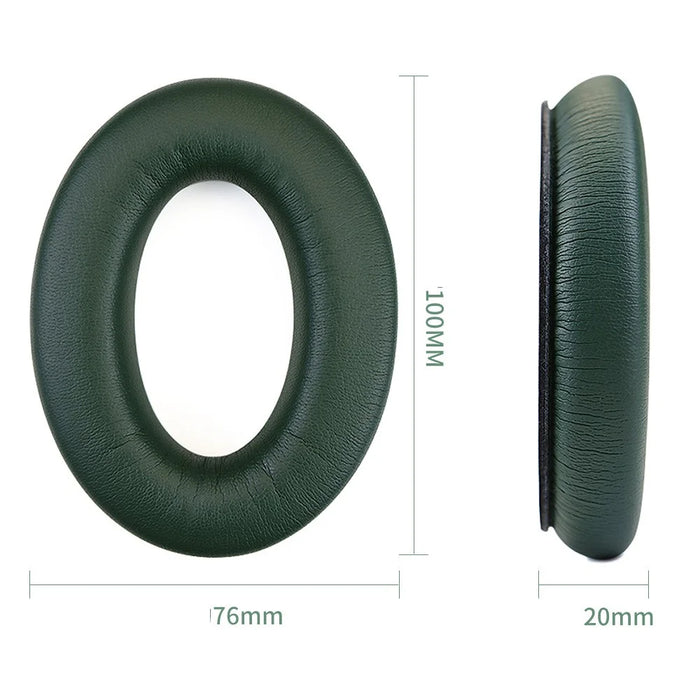 For BOSE QuietComfort 45 Protein Leather Headphone Ear Cushions with Mini Crowbar - Army Green - 6