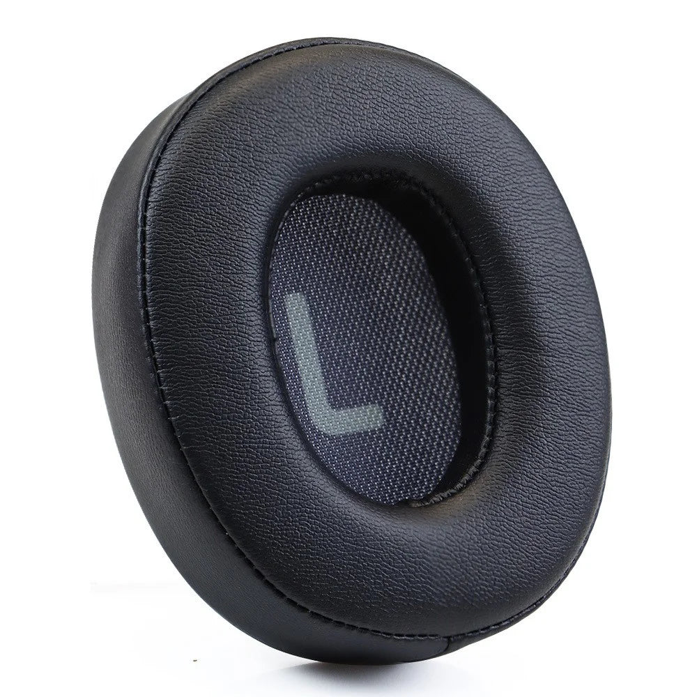 1 Pair For JBL TUNE 700BT / 710BT / 750BTNC / 760NC Protein Leather Earpads Cushions + Crowbar - Black - 2