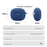 For EDIFIER X5 Pro Silicone Case Bluetooth-compatible Headset Sleeve Cover with Buckle - Dark Blue - 6