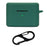 For 1MORE Q30 Bluetooth-compatible Headset Sleeve Silicone Case with Buckle - Blackish Green - 1