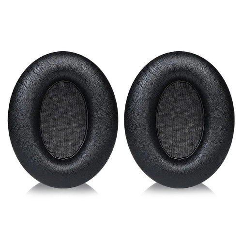 1 Pair For Sennheiser HD200 Pro Headset Ear Pads Protein Leather + Memory Foam Ear Cushions - 1
