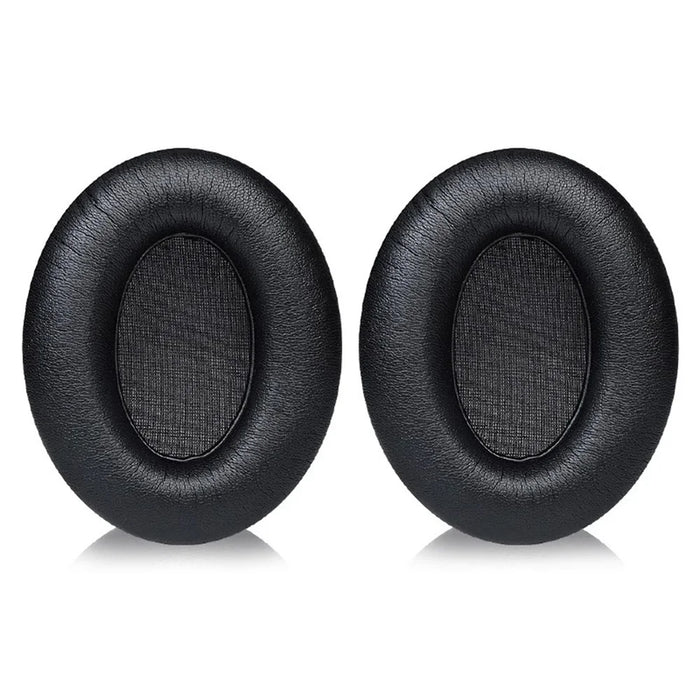 1 Pair For Sennheiser HD200 Pro Headset Ear Pads Protein Leather + Memory Foam Ear Cushions - 1