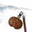 For Huawei FreeClip Wireless Charging Case Leather Cover Anti-drop Protector with Short Strap - Brown - 2