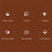 For Huawei FreeClip Wireless Charging Case Leather Cover Anti-drop Protector with Short Strap - Brown - 6