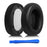 For JBL EVEREST ELITE 750NC 1 Pair Headphone Earpads Protein Leather+Sponge Earmuffs - Black - 1