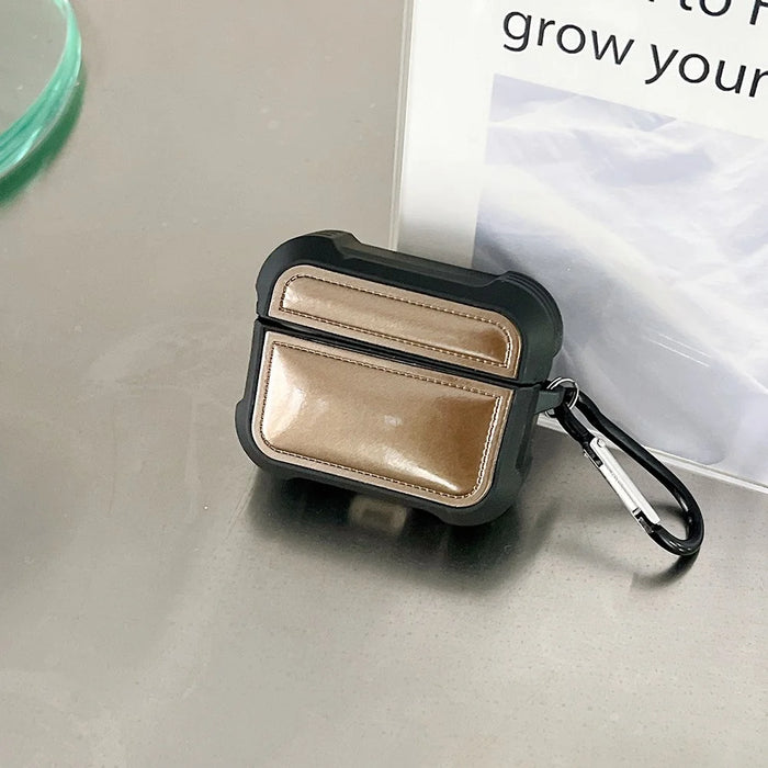 For AirPods Pro 2 / Pro Down Jacket Design TPU Cover Wireless Earphone Protective Case with Anti-lost Buckle - White - 6