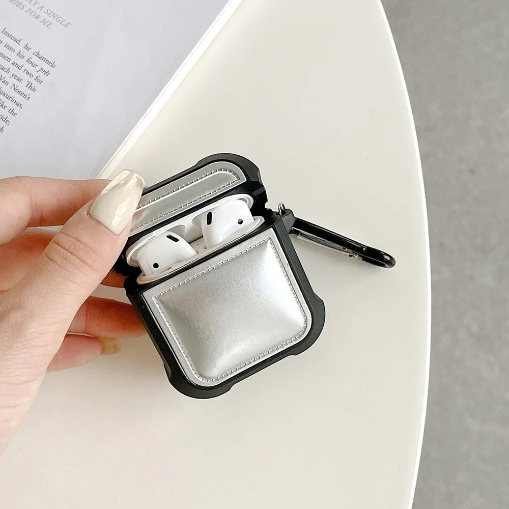 Earphone Sleeve for AirPods with Charging Case (2016) / (2019) / AirPods with Wireless Charging Case (2019) TPU Anti-drop Cover - Brown - 3