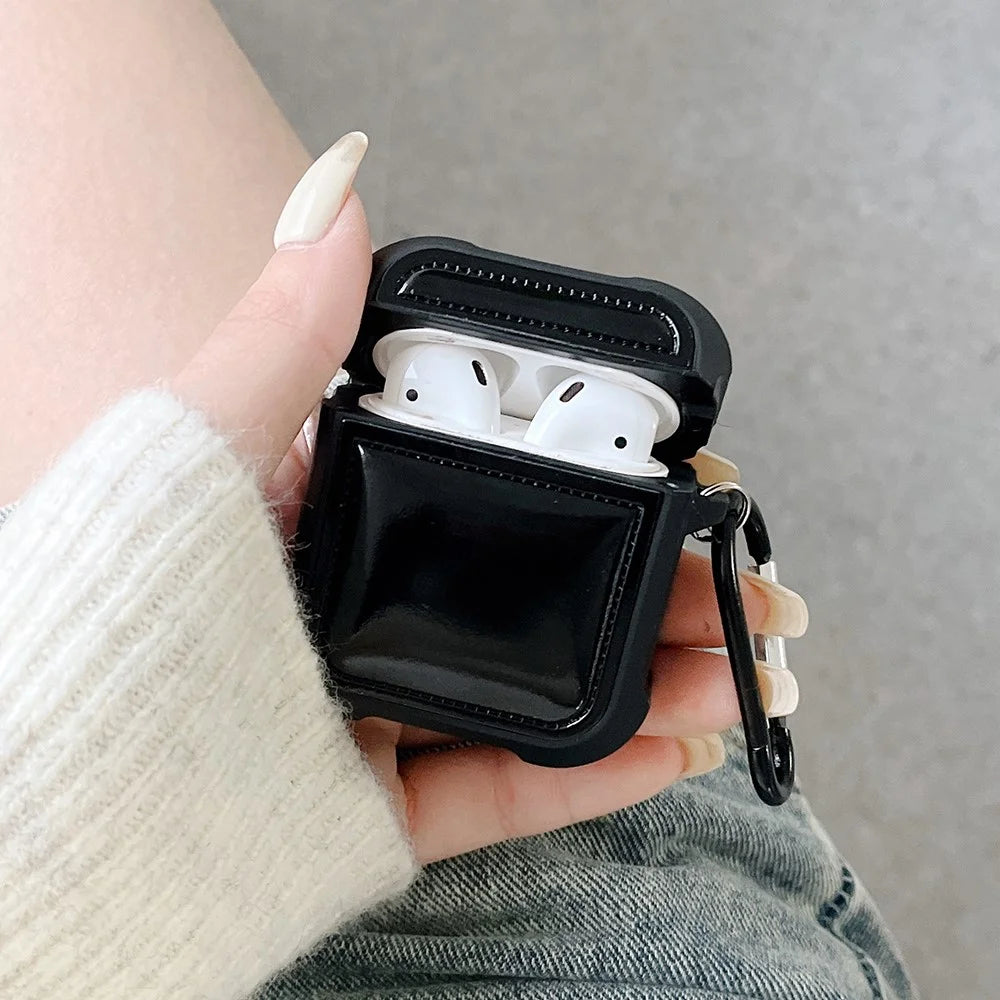 Earphone Sleeve for AirPods with Charging Case (2016) / (2019) / AirPods with Wireless Charging Case (2019) TPU Anti-drop Cover - Brown - 4