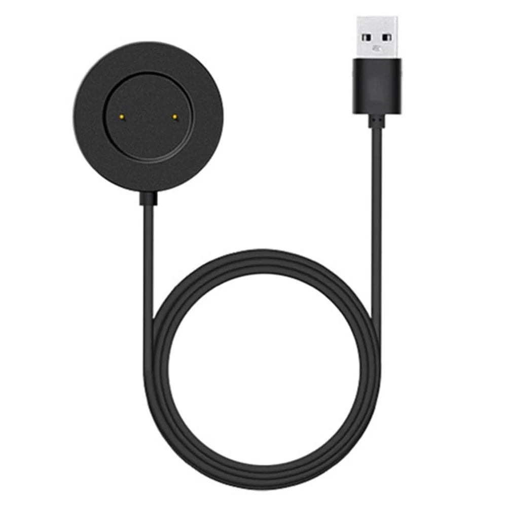 For Huawei Watch GT 2 / GT 2E / ECG / Dream / Honor Magic2 Magnetic Smart Watch Charger with 60cm Cable - Black - 1