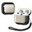 For Apple AirPods 3 Earphone Case Soft TPU Shockproof Cover with Lanyard - Titanium Grey - 1