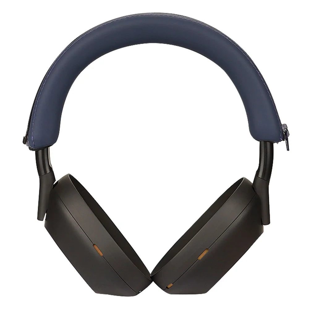 GJT-010 For Sony WH-1000XM5 Headphone Head Beam Cover Silicone Headband Sleeve - Dark Blue - 2