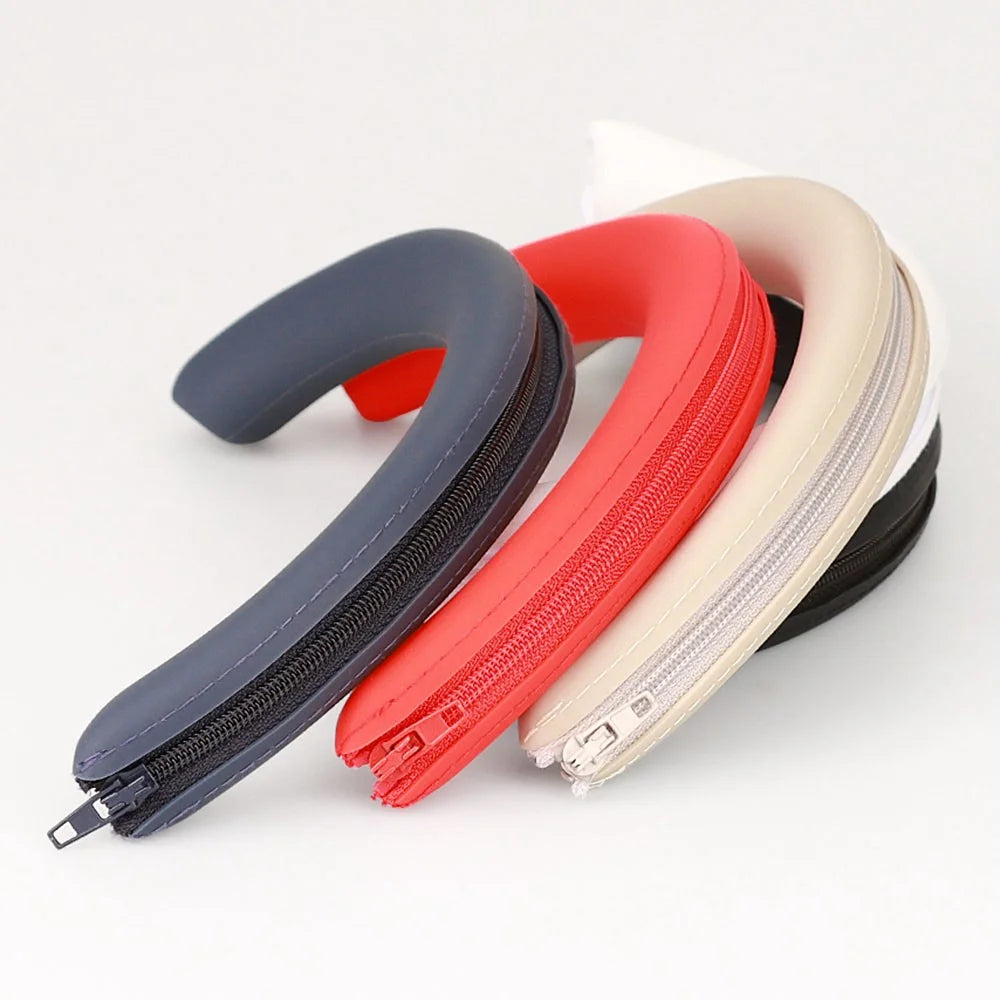 GJT-010 For Sony WH-1000XM5 Headphone Head Beam Cover Silicone Headband Sleeve - Dark Blue - 5