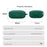 For OnePlus Buds 3 Silicone Case Bluetooth-compatible Headset Sleeve Cover with Buckle - Blackish Green - 6