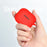 For QCY T19 Earphone Cover Silicone Case Headset Sleeve with Buckle - Red - 2