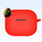 For QCY T19 Earphone Cover Silicone Case Headset Sleeve with Buckle - Red - 3