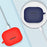For QCY T19 Earphone Cover Silicone Case Headset Sleeve with Buckle - Red - 6